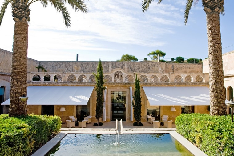 Cap Rocat, a former Spanish fortress, has been refurbished for travelers seeking luxury.